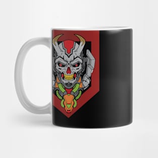 skull robot Mug